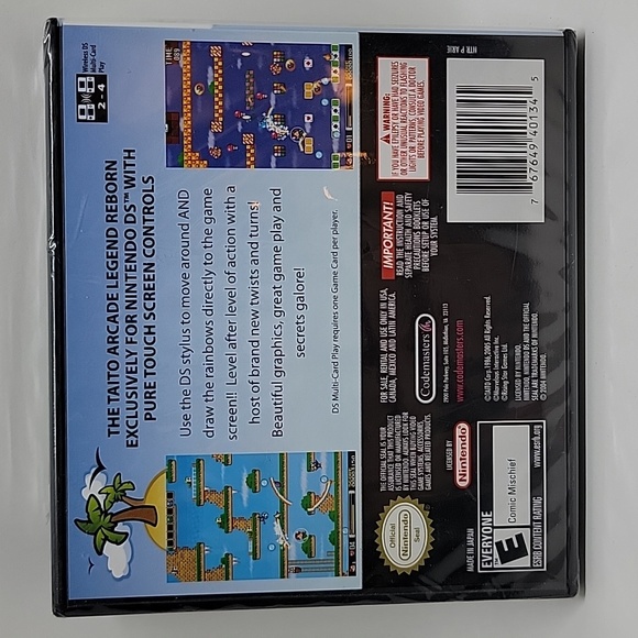 Nintendo DS Rainbow Islands Revolution Unused - Picture 2 of 11